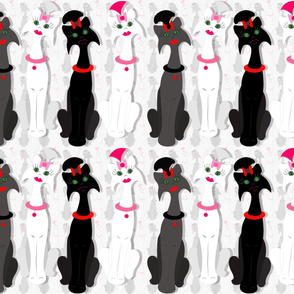 Kitsch Kats -  Large Print  18" kitties