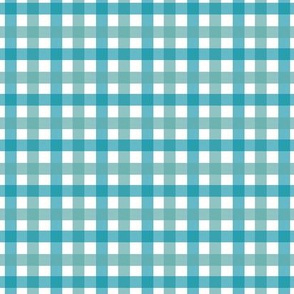 Gingham - Tropical Blues, Small