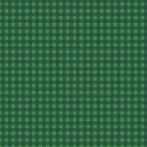 Tiny Gingham in Winter Green