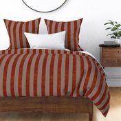 modern vintage - textured striped,  red