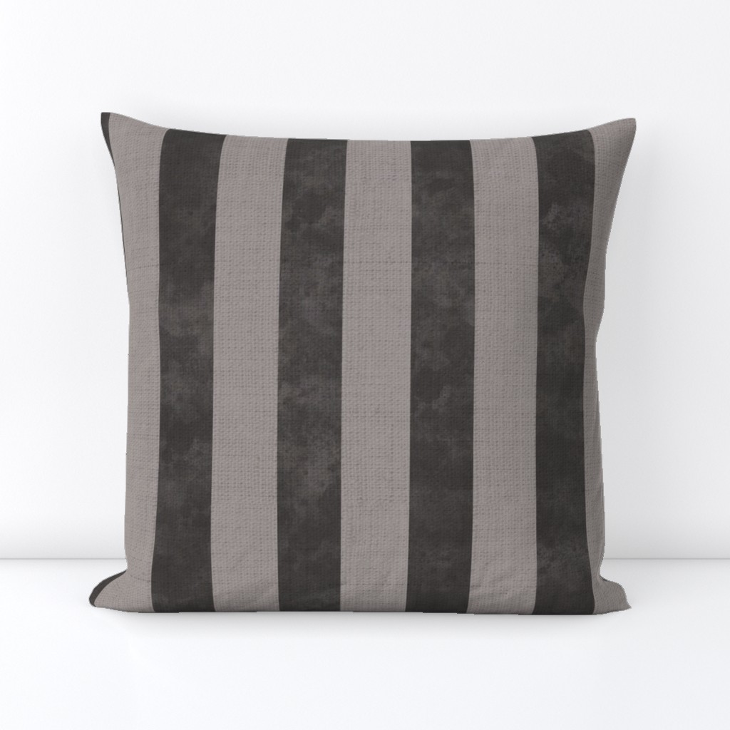 Modern vintage - textured stripes, gray