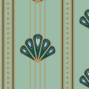 Art Nouveau Peacock