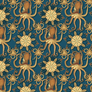 Vintage Octopus Medium Scale
