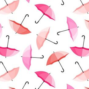 umbrellas - multi pink  - lad20