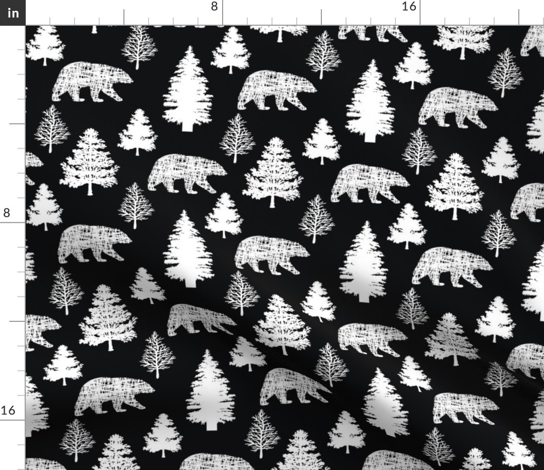 bear-and-tree The Black and White Painterly Design Challenge