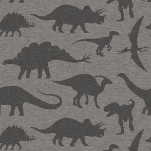 Dinosaur Tonal - grey