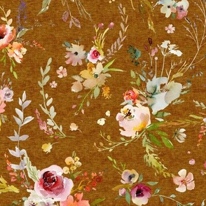 9” meadow floral - Amber