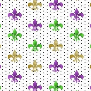 mardi gras fleur de lis fabric