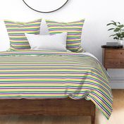 mardi gras stripes - stripe fabric, stripes, new orleans louisiana fabric - white