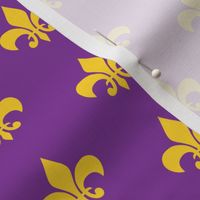 mardi gras fleur de lis fabric - purple and yellow fabric, purple fleur de lis, purple fabric - yellow