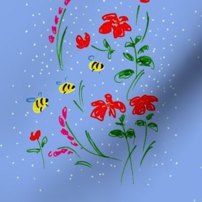 Bees (blue)