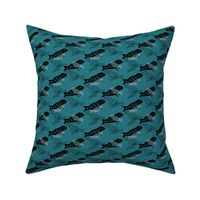 Sea Lion Mamas (teal)- small