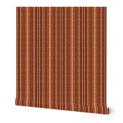 Burnt Sienna & Raw Umber Striped Moire