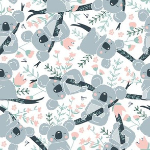 Baby Koala Fabric, Wallpaper and Home Decor | Spoonflower