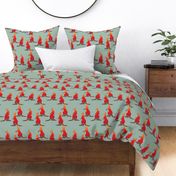 Red Kangaroo repeat green 5585