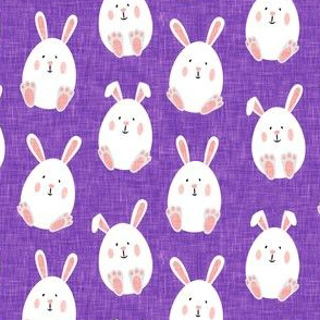 Egg Bunny - Spring Easter eggs - purple - LAD20