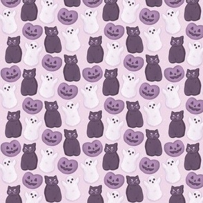 Halloween Marshmallows Purple 1/2
