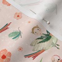 Hummingbird scouts pink {small}