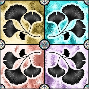 Ginkgo Stained Glass