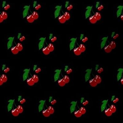 Cherry Pie - Black Background