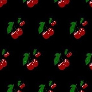 Cherry Pie - Black Background
