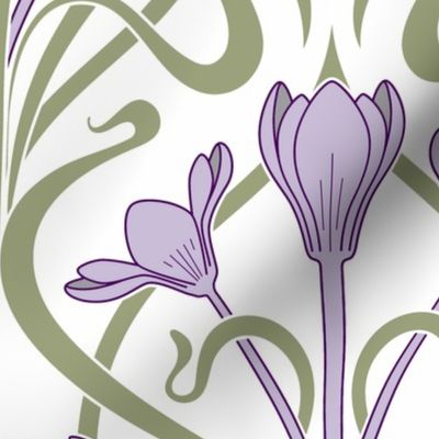 Crocus Art Nouveau_Lilac