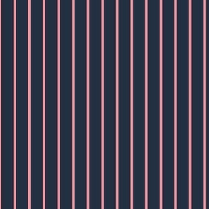 Coral pink stripes on dark. Arctic collection background.