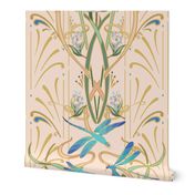  Art Nouveau Dragonflies | Hint of Blush