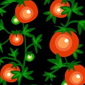 Vine Ripe  -Tomatoes on Black Mod 