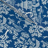 Chinoiserie Pagoda Dark Blue small