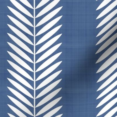 Half Scale Laurel Leaf Stripe Blue