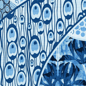 Art Nouveau Impressions ( blue invert)Jumbo 