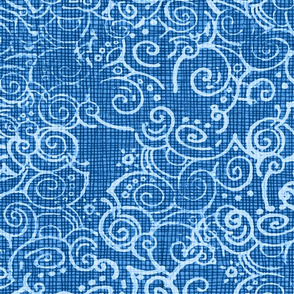 Art Nouveau Impressions ( blue)03
