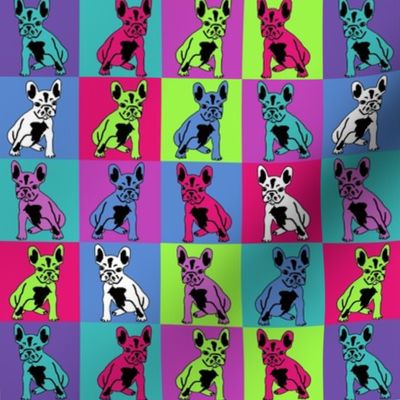 french bulldog fabric frenchie colors