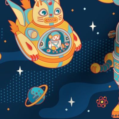 Cat Bots in Space