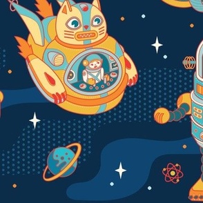 Cat Bots in Space
