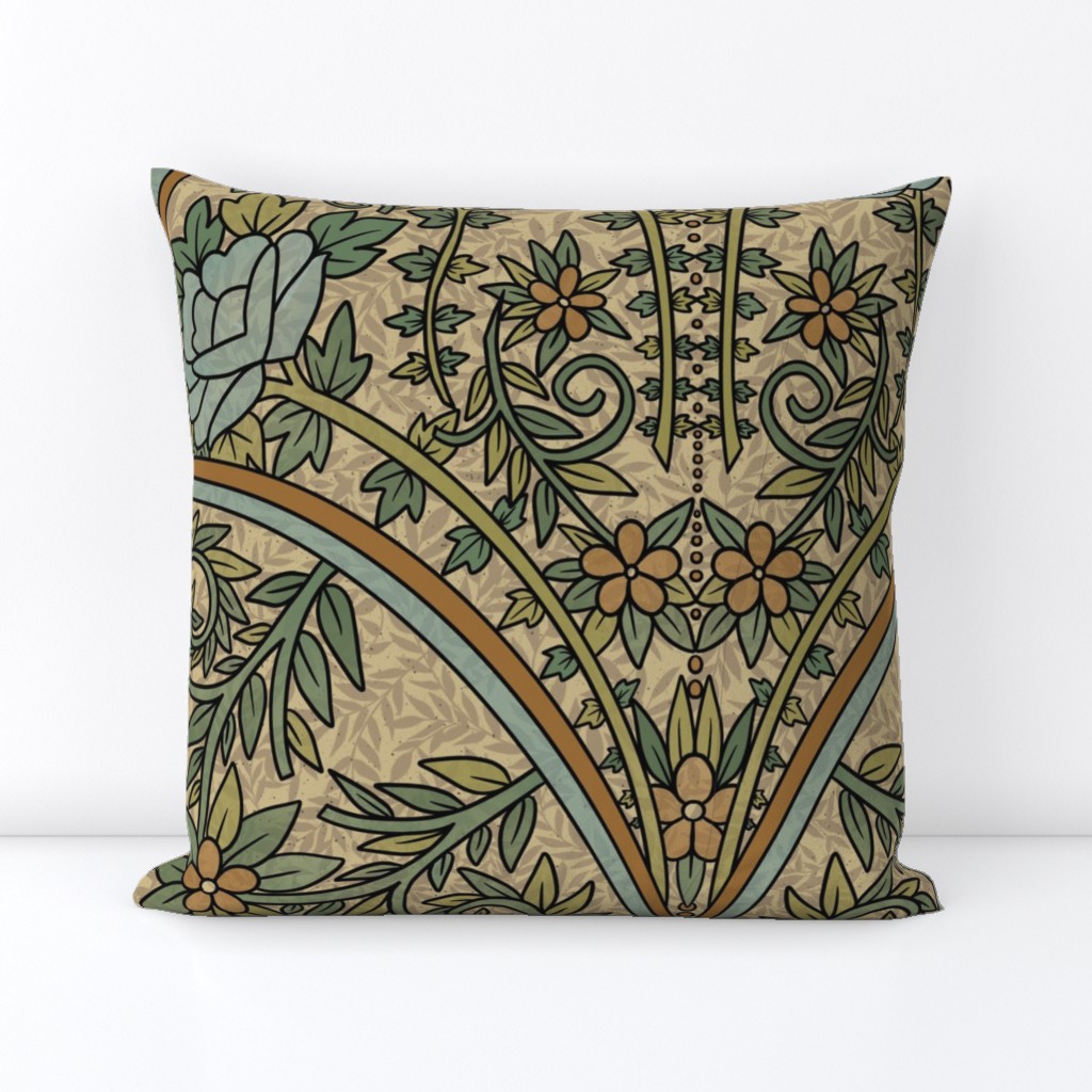 Art Nouveau - Large Blue