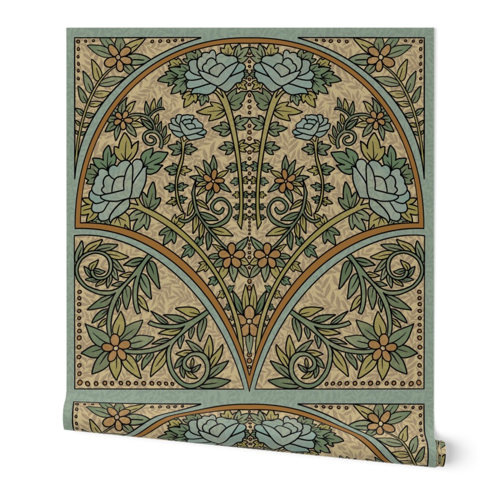 Art Nouveau - Large Blue