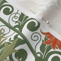 Le Jardin Art Nouveau white