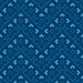 Geometric blue_129