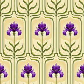 ArtNouveau IRIS wallpaper