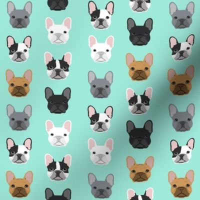 SMALL - French Bulldogs french bulldog mint sweet dog puppy puppies dog lovers frenchie owners crafts