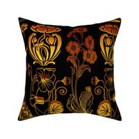 art nouveau blk gold