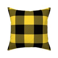 (3" scale) Black and yellow plaid - LAD20