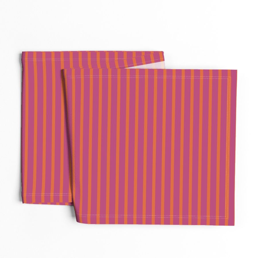 Breton Stripe - Fuchsia and Orange