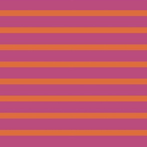 Breton Stripe - Fuchsia and Orange
