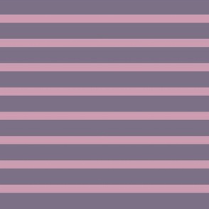 Breton Stripe - Mauve and Lilac