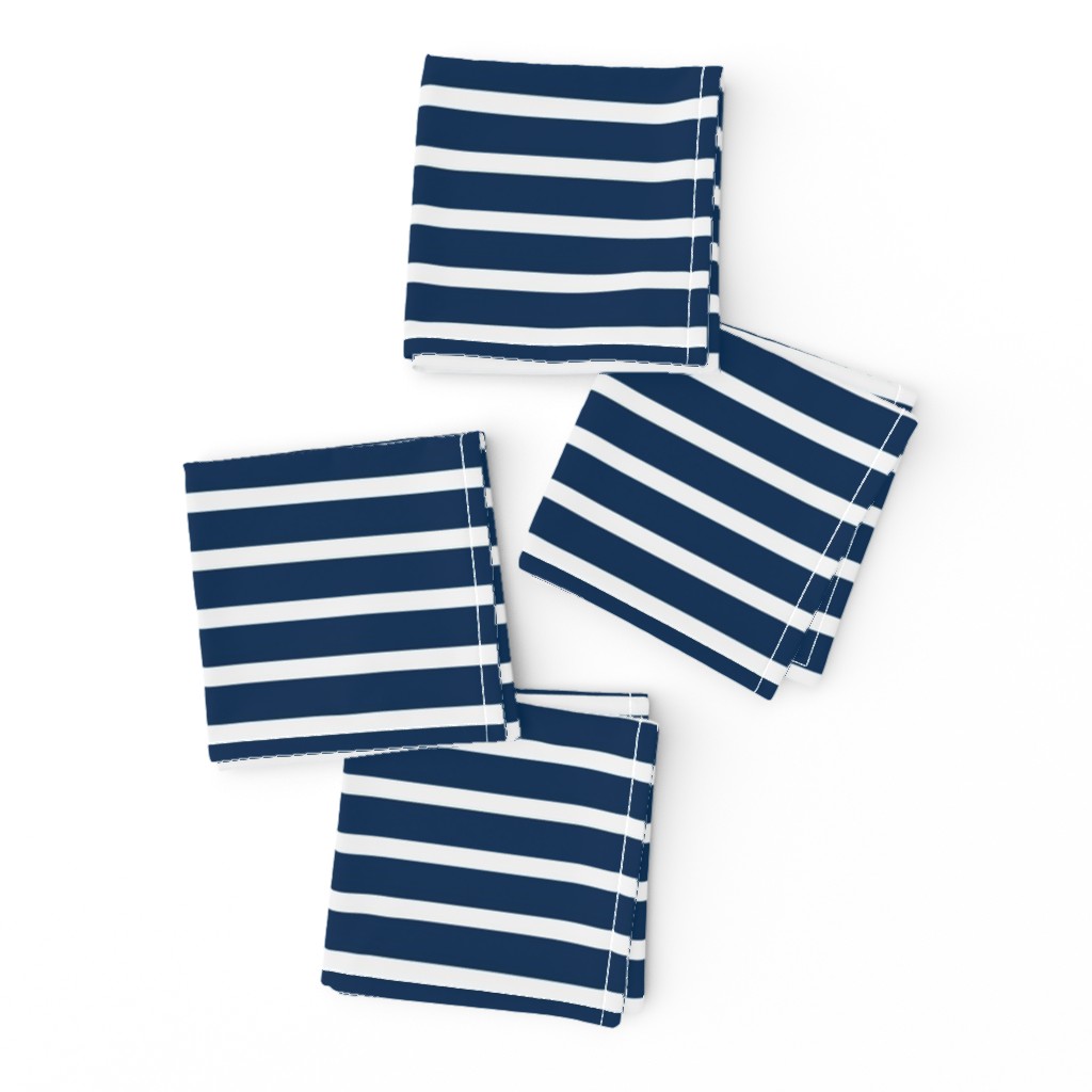 Breton Stripe - White and Navy