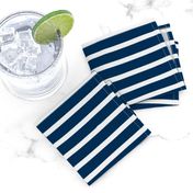 Breton Stripe - White and Navy