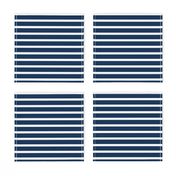 Breton Stripe - White and Navy